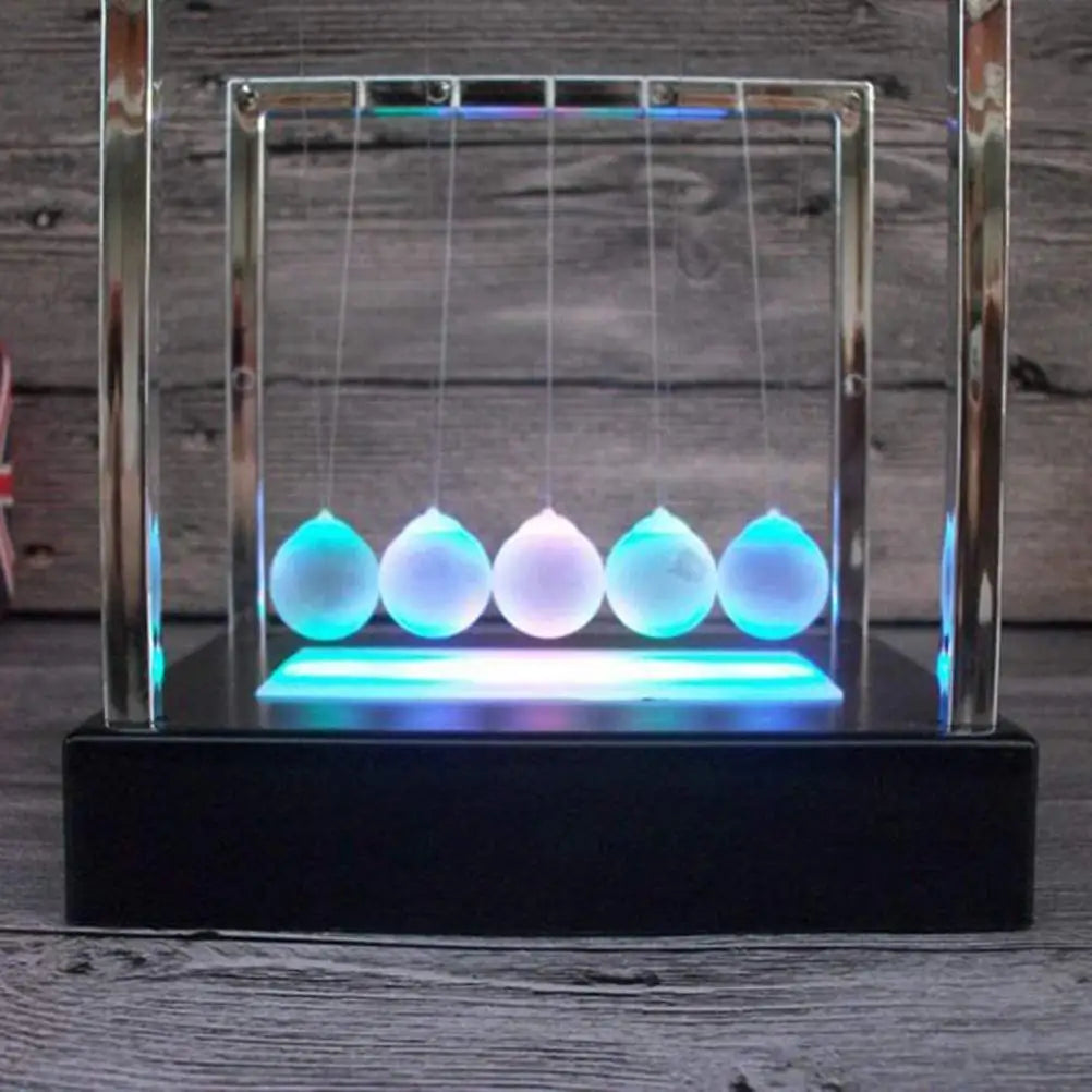 Balance Ball Newton's LED Light Up Science Toy for Kids - Desk Decor & Home Decoration